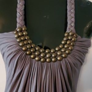 Sky Dresses - Sky Grey Halter Top Dress - S Sky Dresses - Sky Grey Halter Top Dress - S